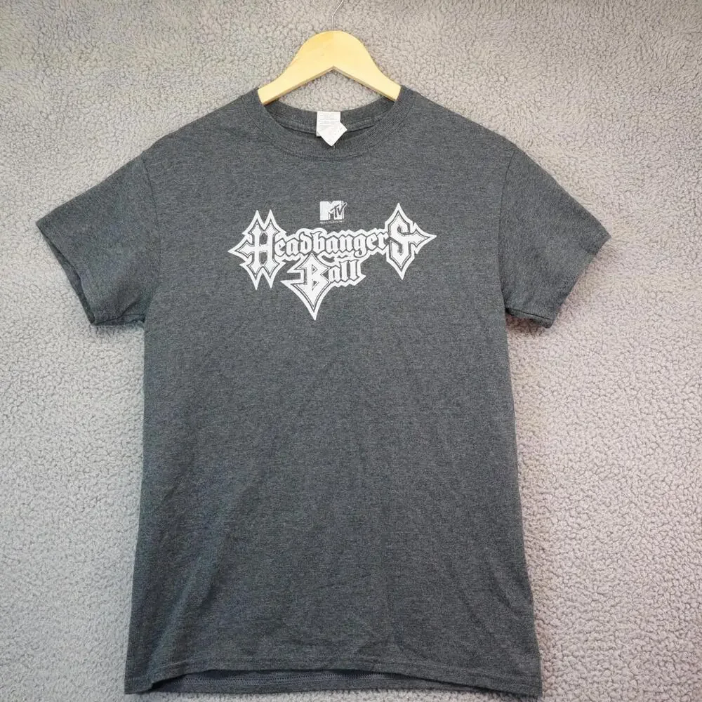 Vintage 90s HeadBangers Ball MTV Shirt Size Small - Picture 2 of 7